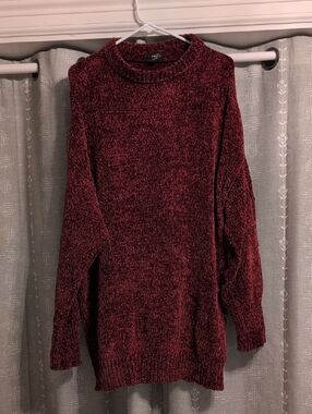 Rue21 Marled Burgundy Turtleneck Sweater